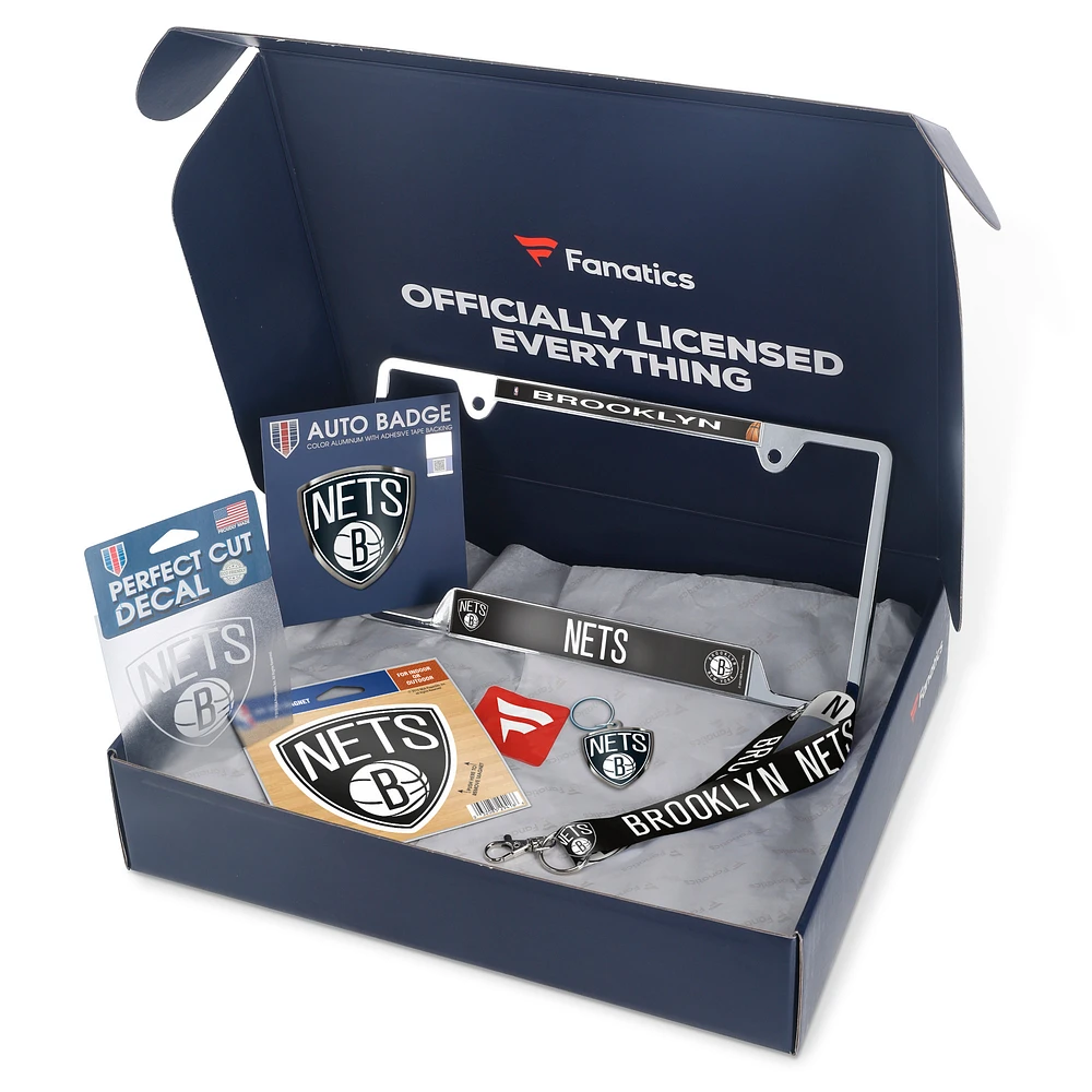 WinCraft Brooklyn Nets Fanatics Pack Automotive-Themed Gift Box - $55+ Value