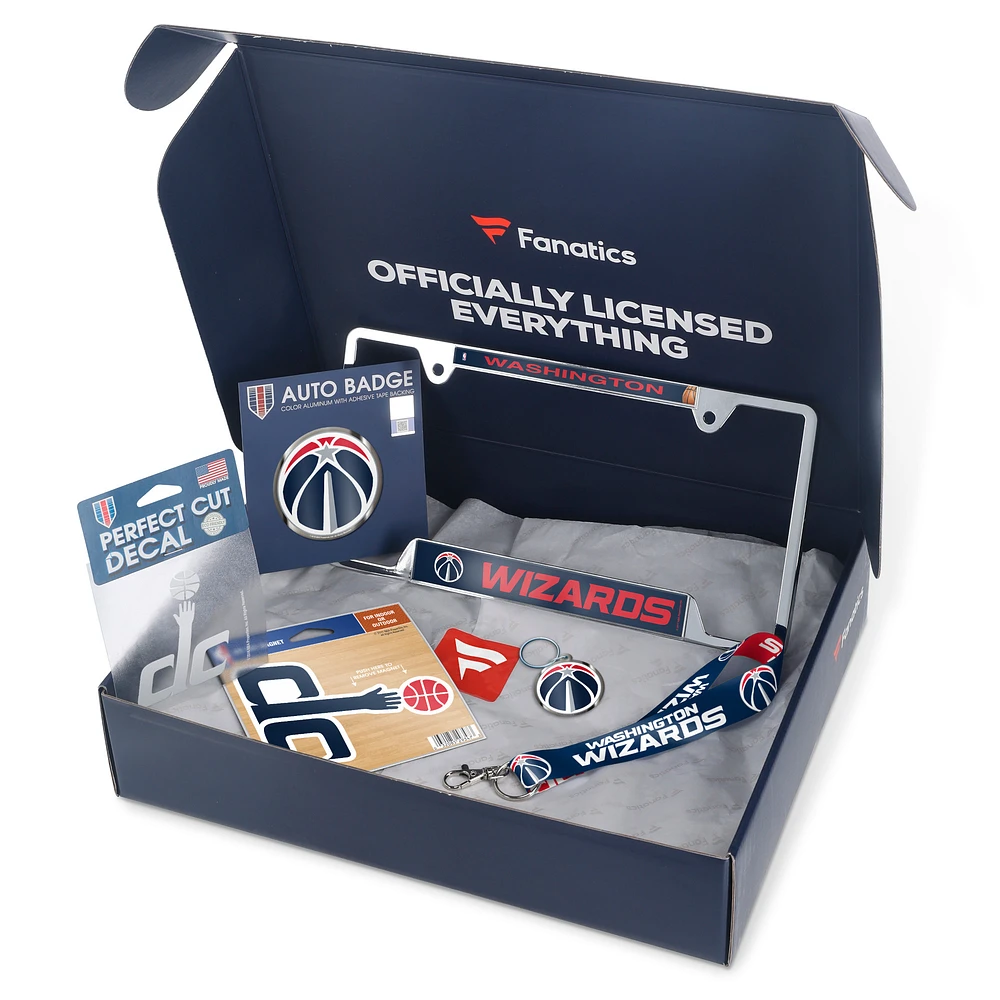 WinCraft Washington Wizards Fanatics Pack Automotive-Themed Gift Box - $55+ Value