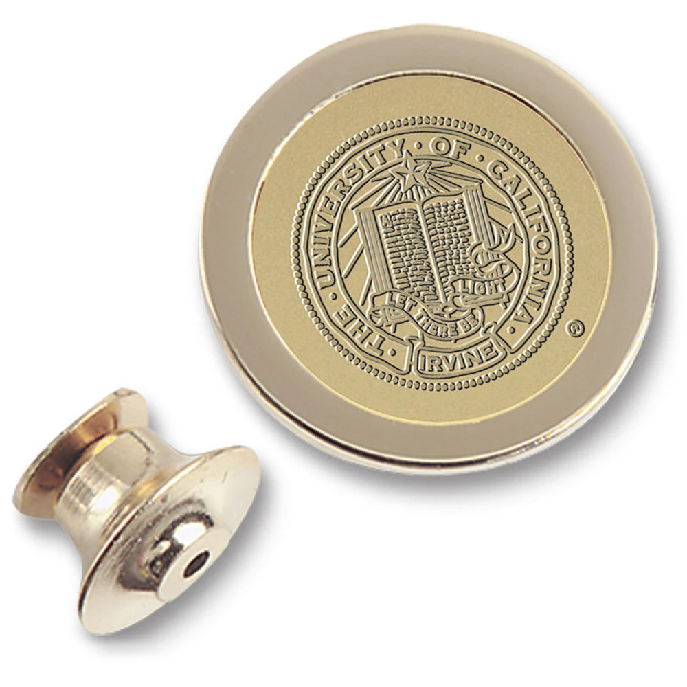 Gold UC Irvine Anteaters Logo Lapel Pin