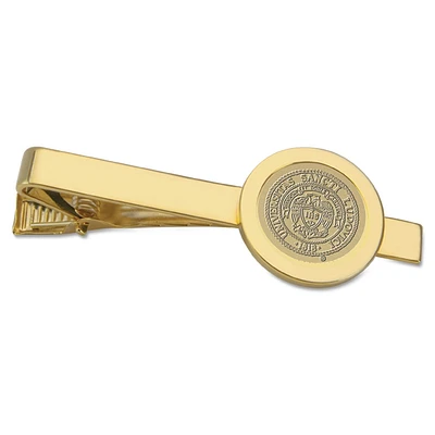 Gold Saint Louis Billikens Shield Logo Tie Bar
