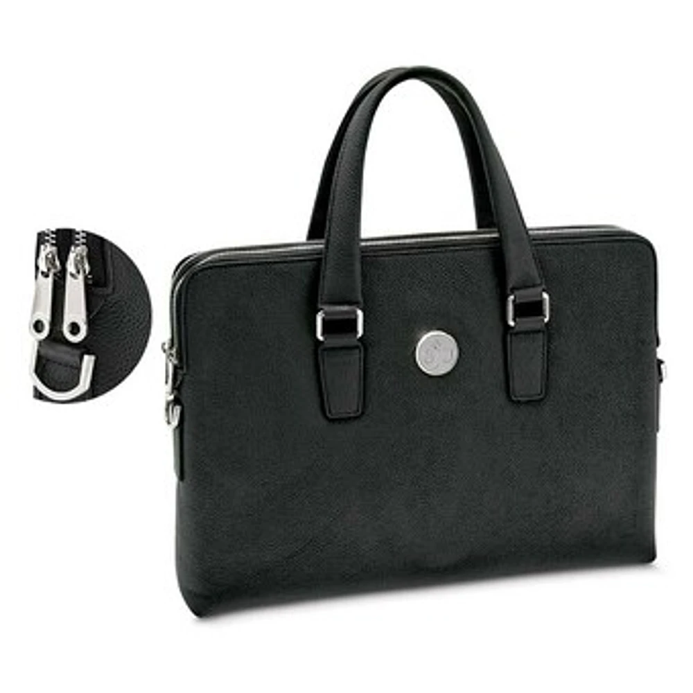 Women's Silver Saint Joseph's Hawks Leather Briefcase