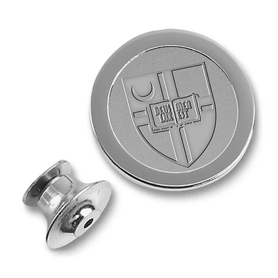 Silver Catholic University Cardinals Lapel Pin