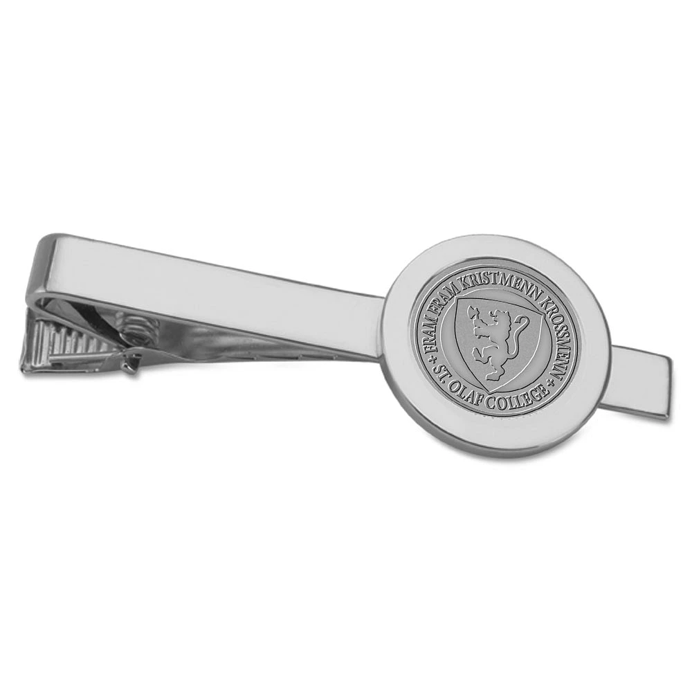 Silver St. Olaf Oles Logo Tie Bar