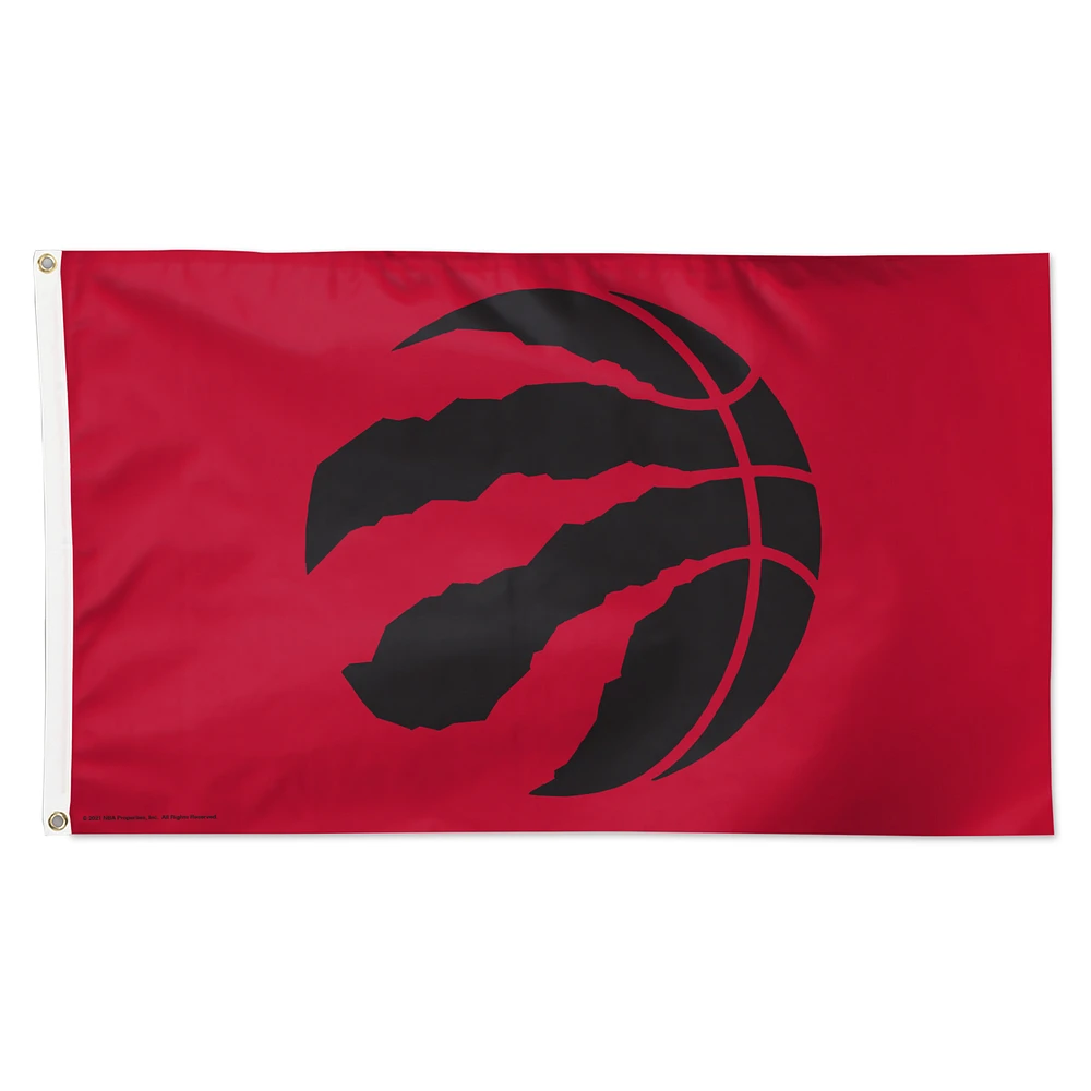 WinCraft Toronto Raptors 3' x 5' Single-Sided Deluxe Team Flag