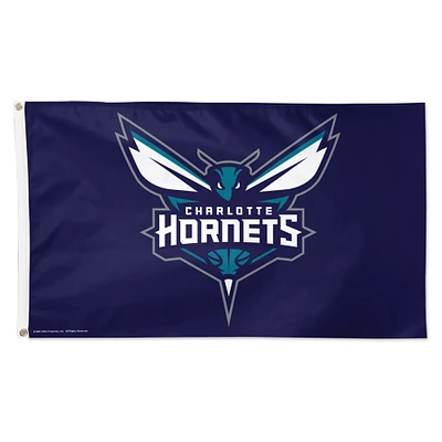 WinCraft Charlotte Hornets 3' x 5' Single-Sided Deluxe Primary Team Flag