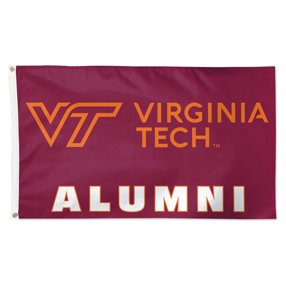 WinCraft Virginia Tech Hokies 3' x 5' Single-Sided Deluxe Alumni School Supporter Flag