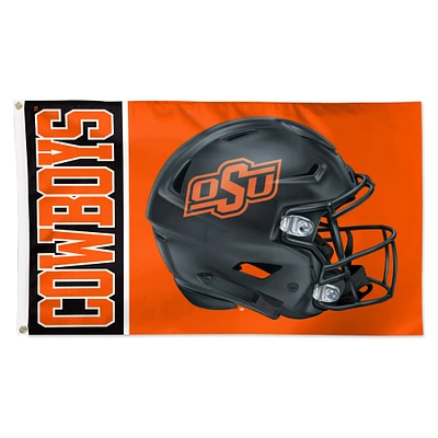 WinCraft Oklahoma State Cowboys 3' x 5' Helmet Deluxe Single-Sided Flag