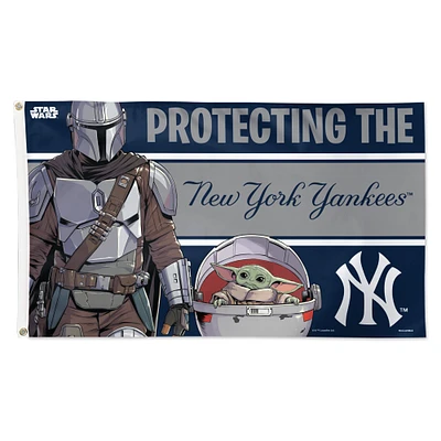 WinCraft New York Yankees 3' x 5' Star Wars Mandalorian Deluxe Single-Sided Flag
