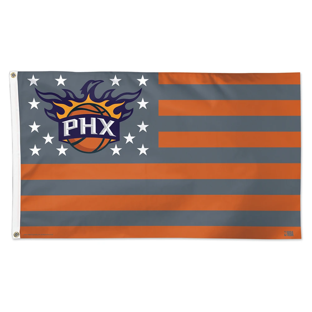 WinCraft Phoenix Suns 3' x 5' Single-Sided Deluxe Patriotic Americana Flag
