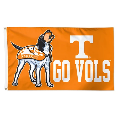 WinCraft Tennessee Volunteers 3' x 5' Single-Sided Deluxe Mascot Flag