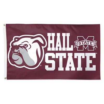 WinCraft Mississippi State Bulldogs 3' x 5' Single-Sided Deluxe Mascot Flag