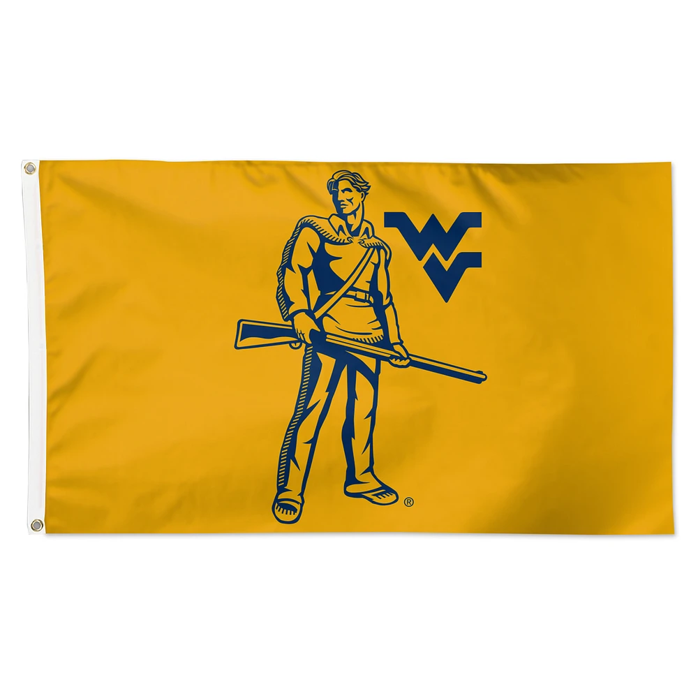 WinCraft West Virginia Mountaineers 3' x 5' Single-Sided Deluxe Secondary Team Logo Flag