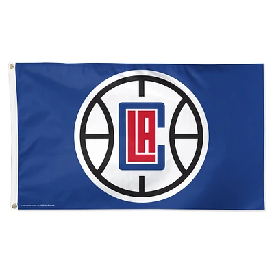 WinCraft LA Clippers 3' x 5' Single-Sided Deluxe Primary Team Logo Flag