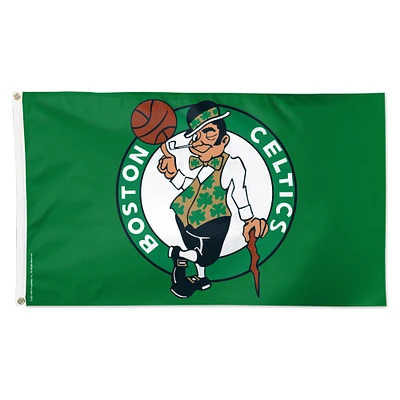 WinCraft Boston Celtics 3' x 5' Single-Sided Deluxe Secondary Team Logo Flag