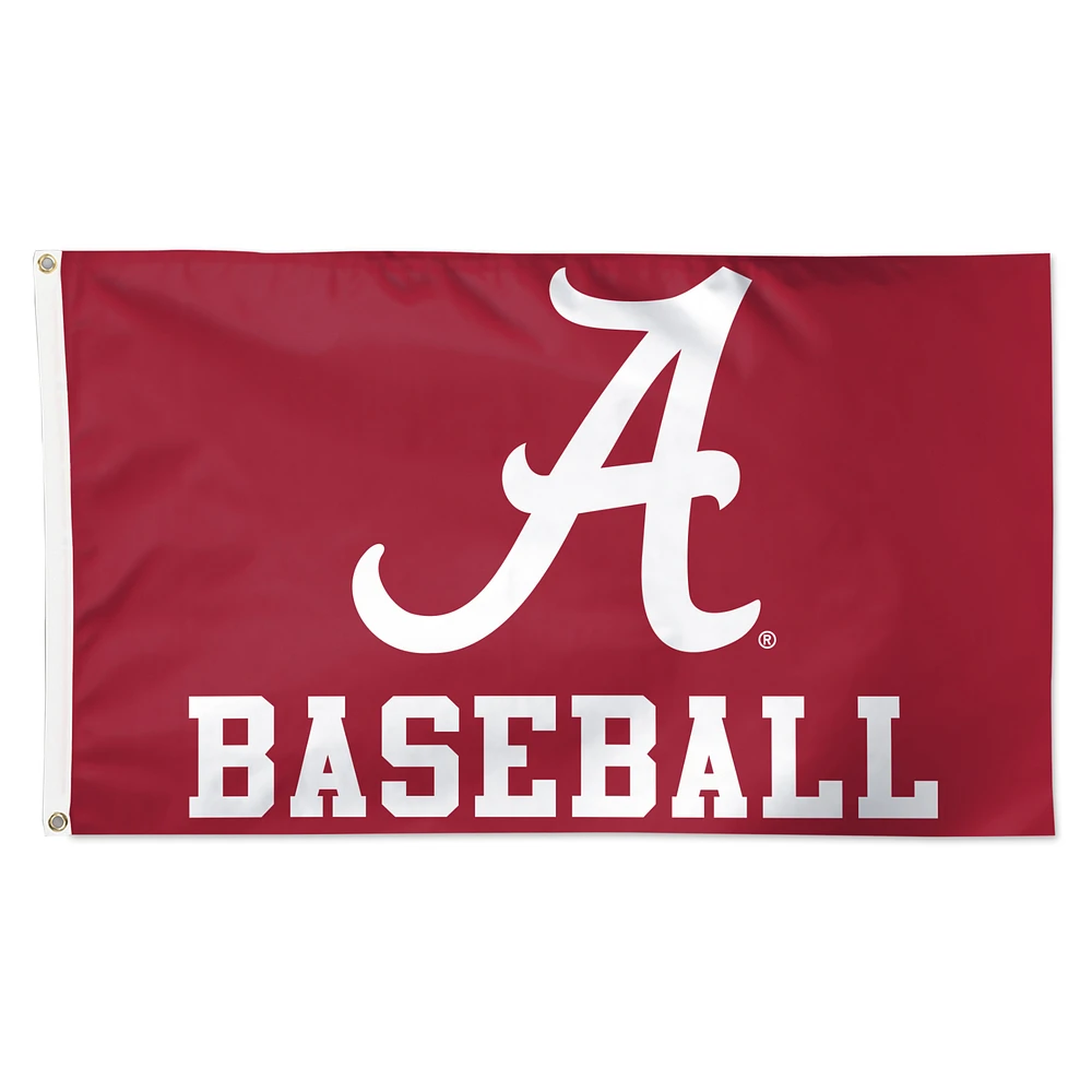 WinCraft Alabama Crimson Tide 3' x 5' Baseball Deluxe Single-Sided Flag