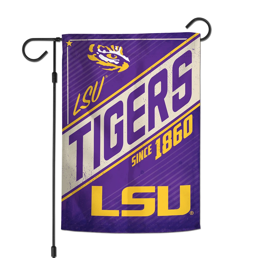 WinCraft LSU Tigers 12" x 18" Throwback Logo Double-Sided Garden Flag