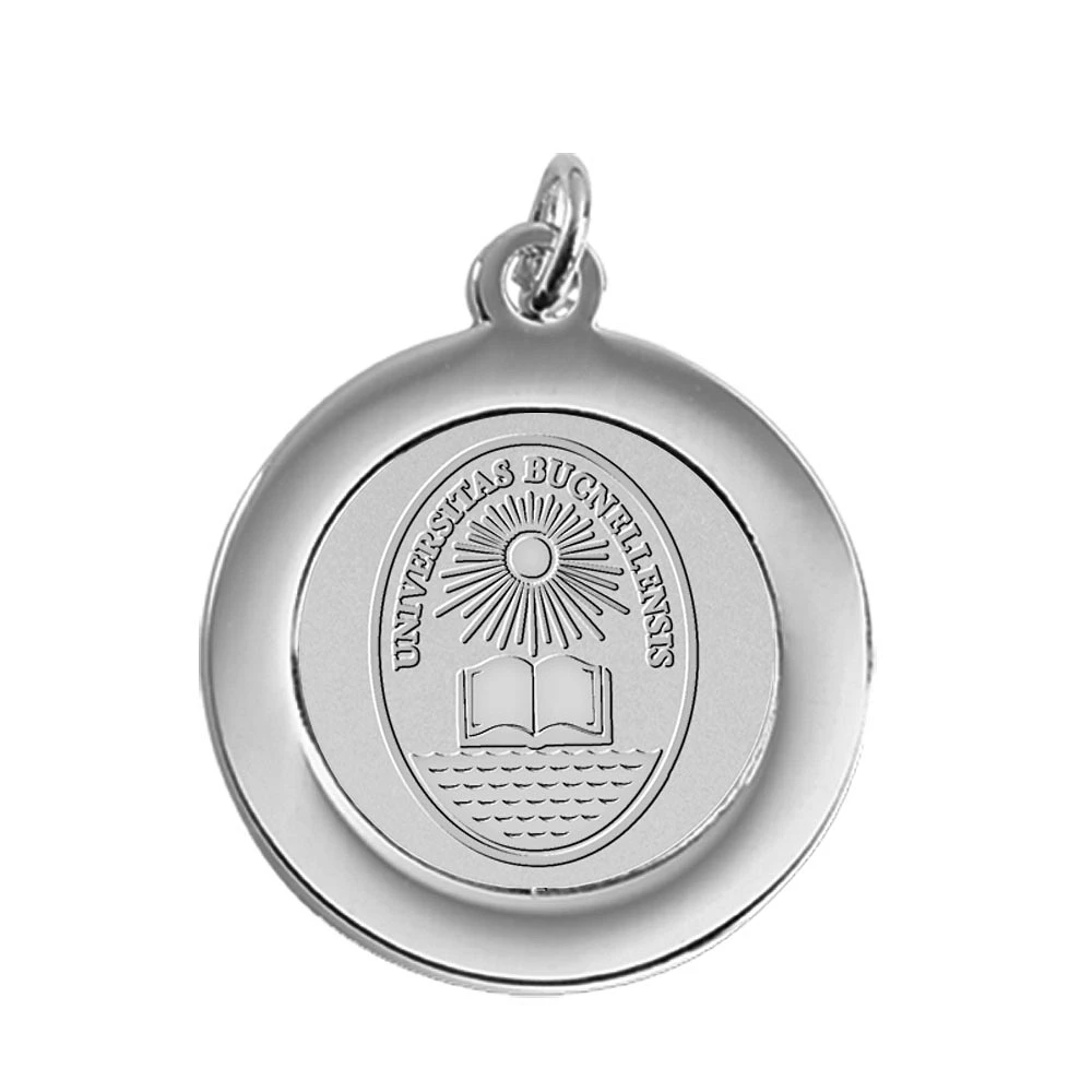 Silver Bucknell Bison Pendant