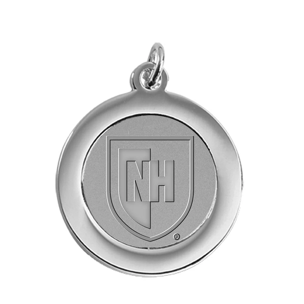 Silver New Hampshire Wildcats Pendant