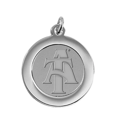 Silver North Carolina A&T Aggies Pendant