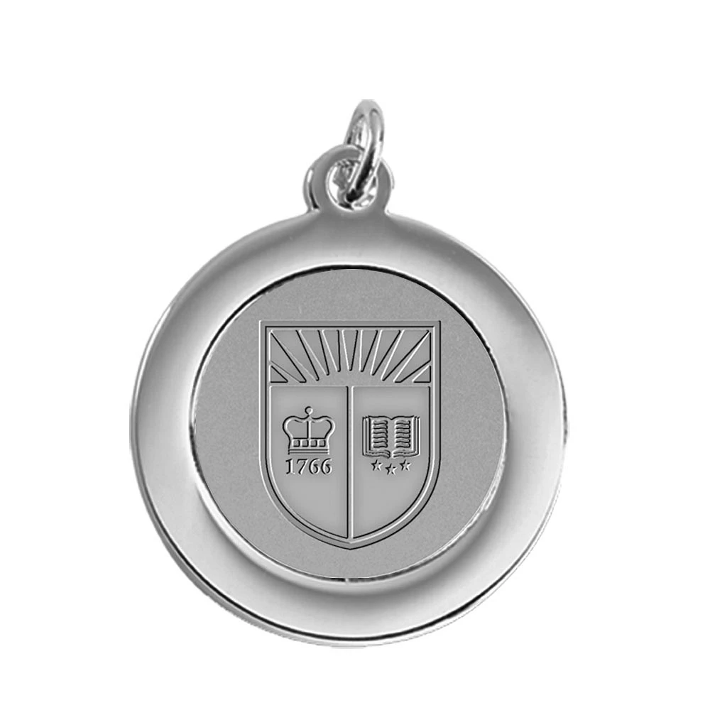 Silver Rutgers Scarlet Knights Pendant