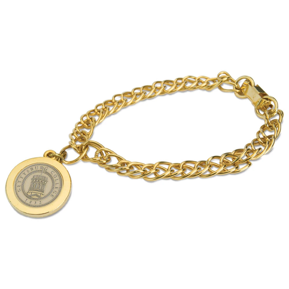 Women's Gold Gettysburg Bullets Charm Bracelet