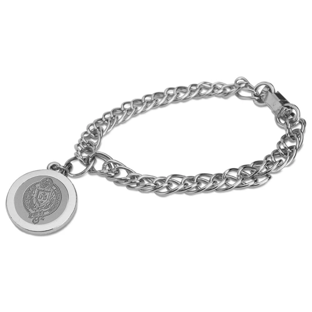 Women's Silver Fordham Rams Charm Bracelet