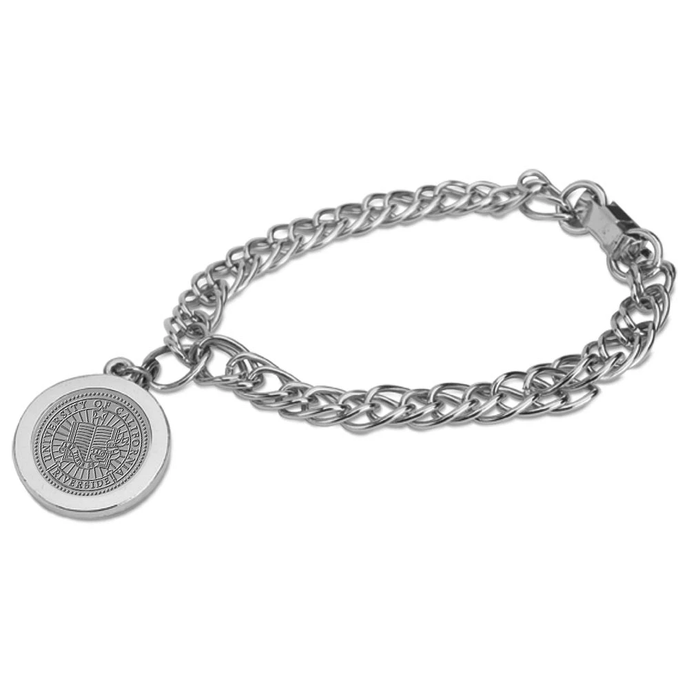 Women's Silver UC Riverside Highlanders Charm Bracelet