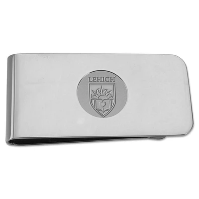 Silver Lehigh Mountain Hawks Money Clip