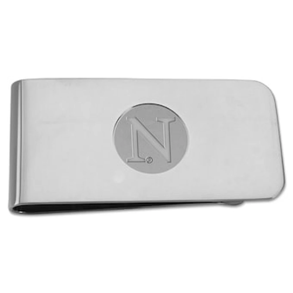 Silver Northwestern Wildcats Money Clip