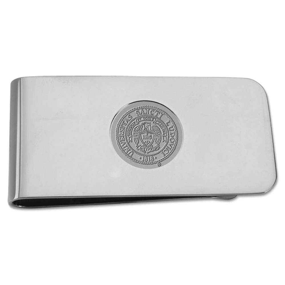 Silver Saint Louis Billikens Money Clip