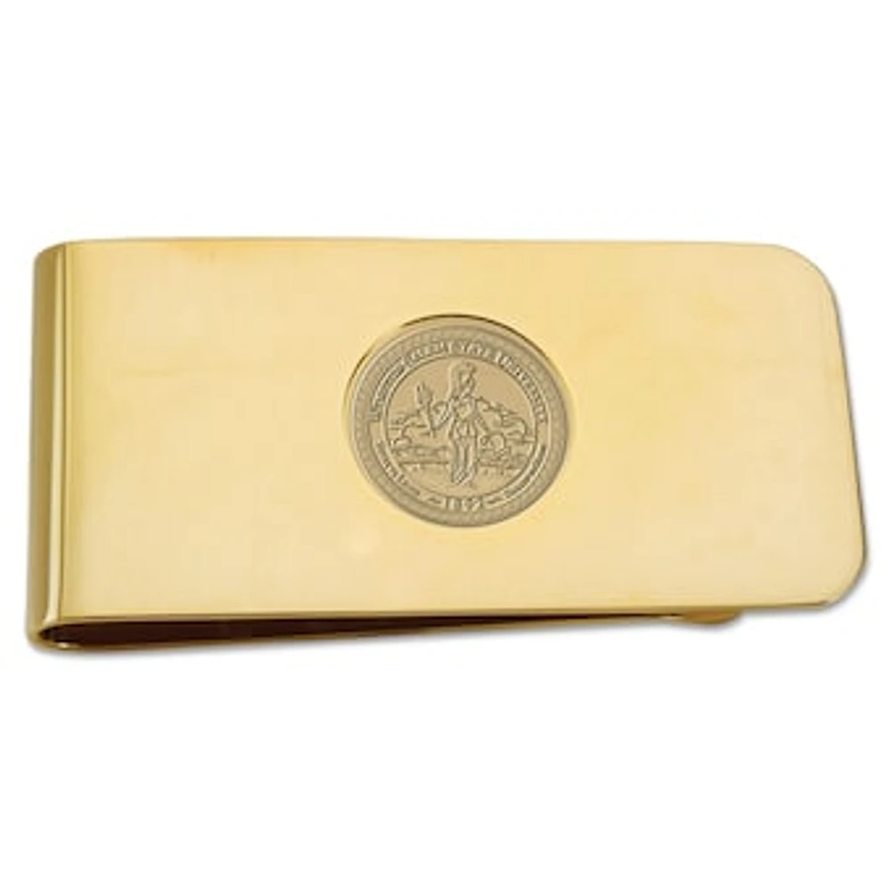 Gold Winston-Salem State Rams Money Clip