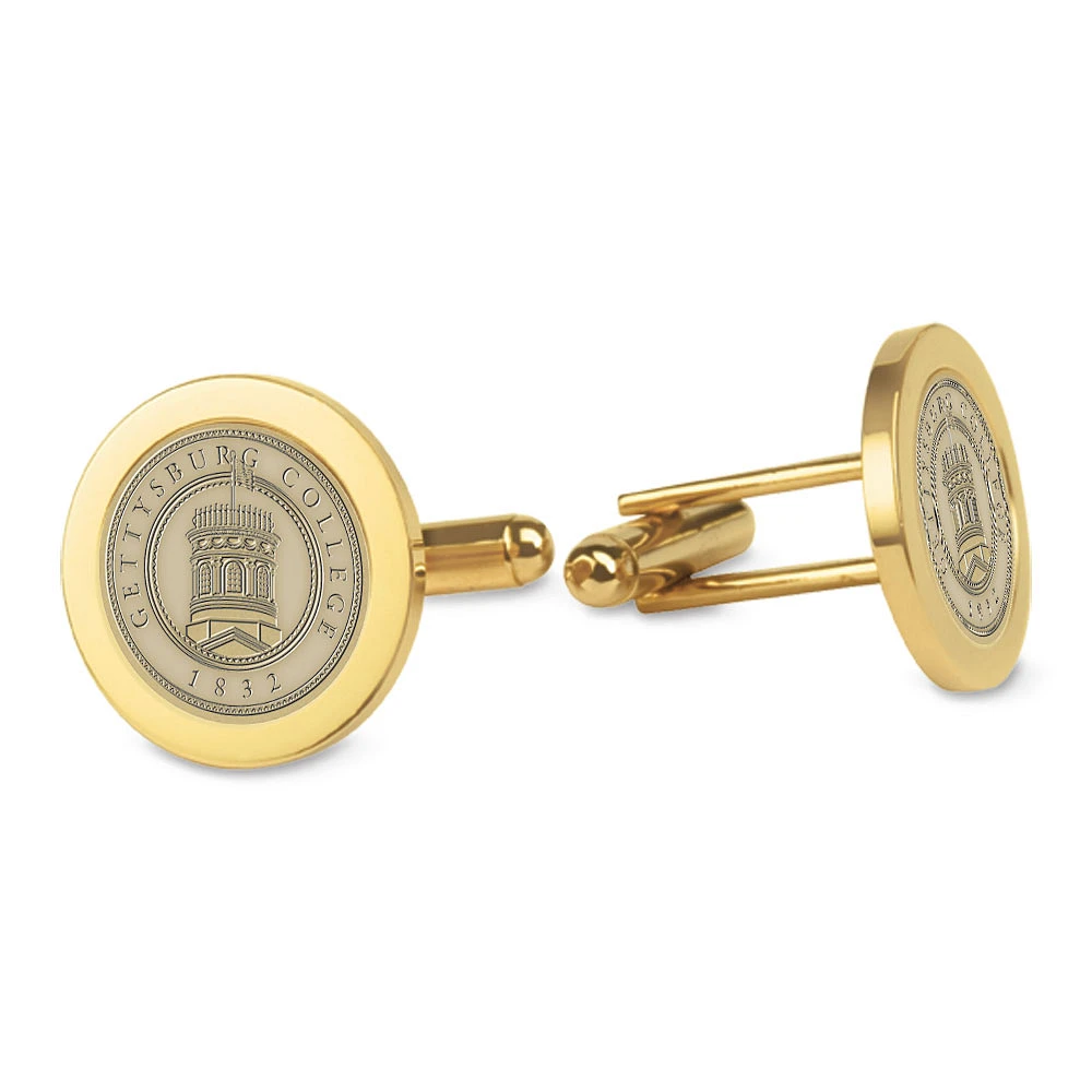 Gold Gettysburg Bullets Cufflinks