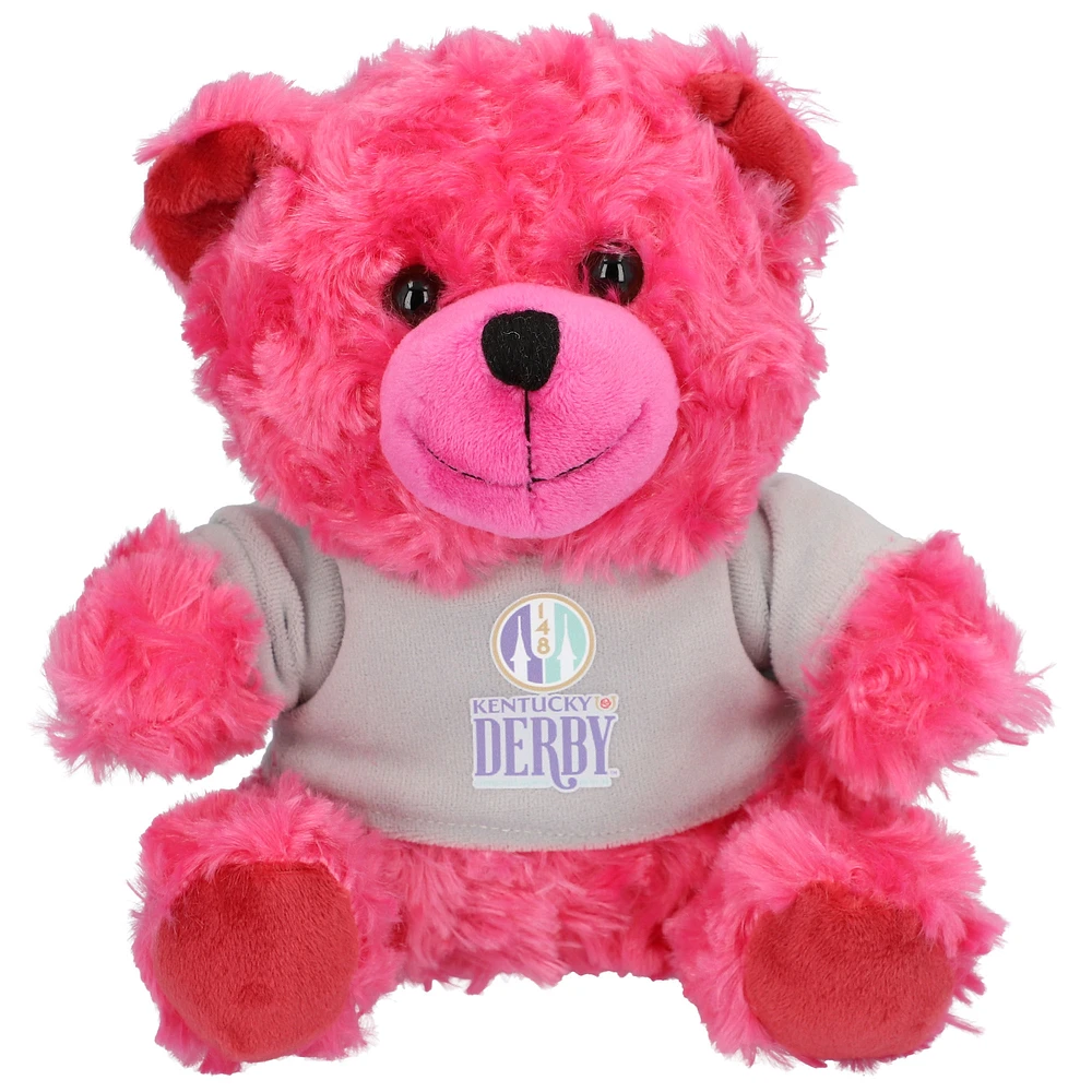 FOCO Pink Kentucky Derby 148 7.5'' Seated Shirt Bear