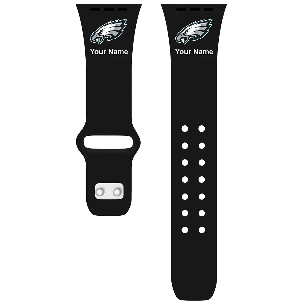 Philadelphia Eagles 42/44/45mm Personalized Silicone Apple Watch Band