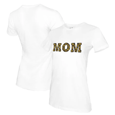 Women's Tiny Turnip White San Diego Padres Mom T-Shirt