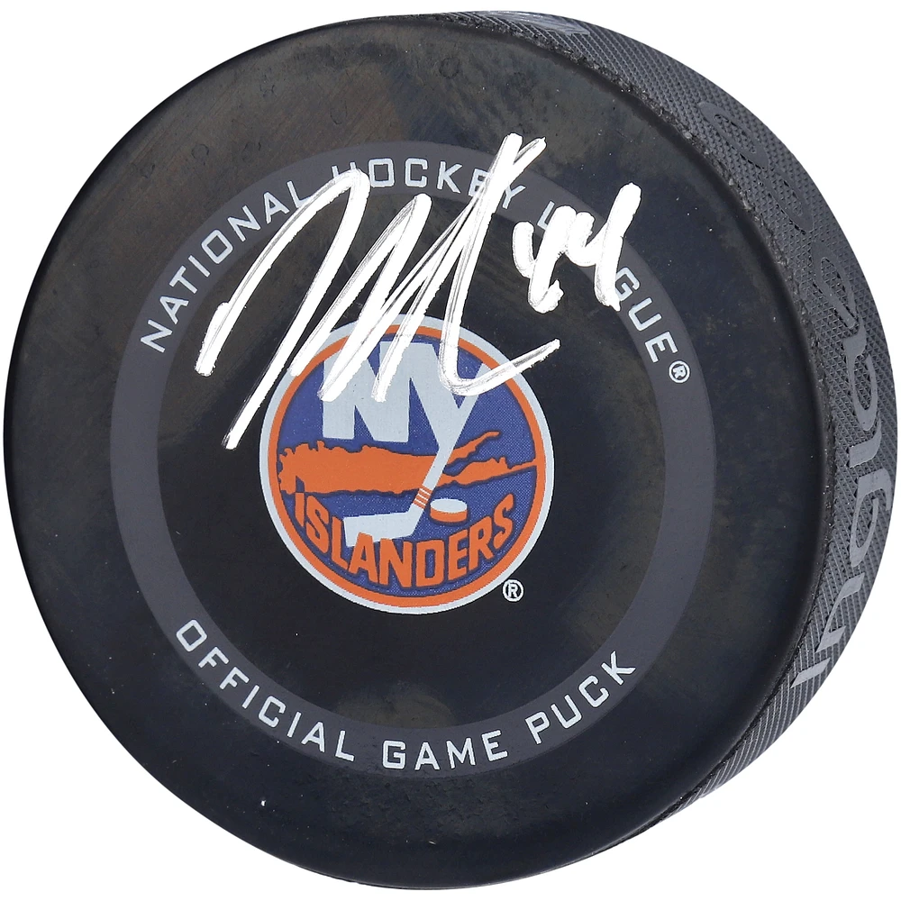 Jean-Gabriel Pageau New York Islanders Autographed 2021 Model Official Game Puck