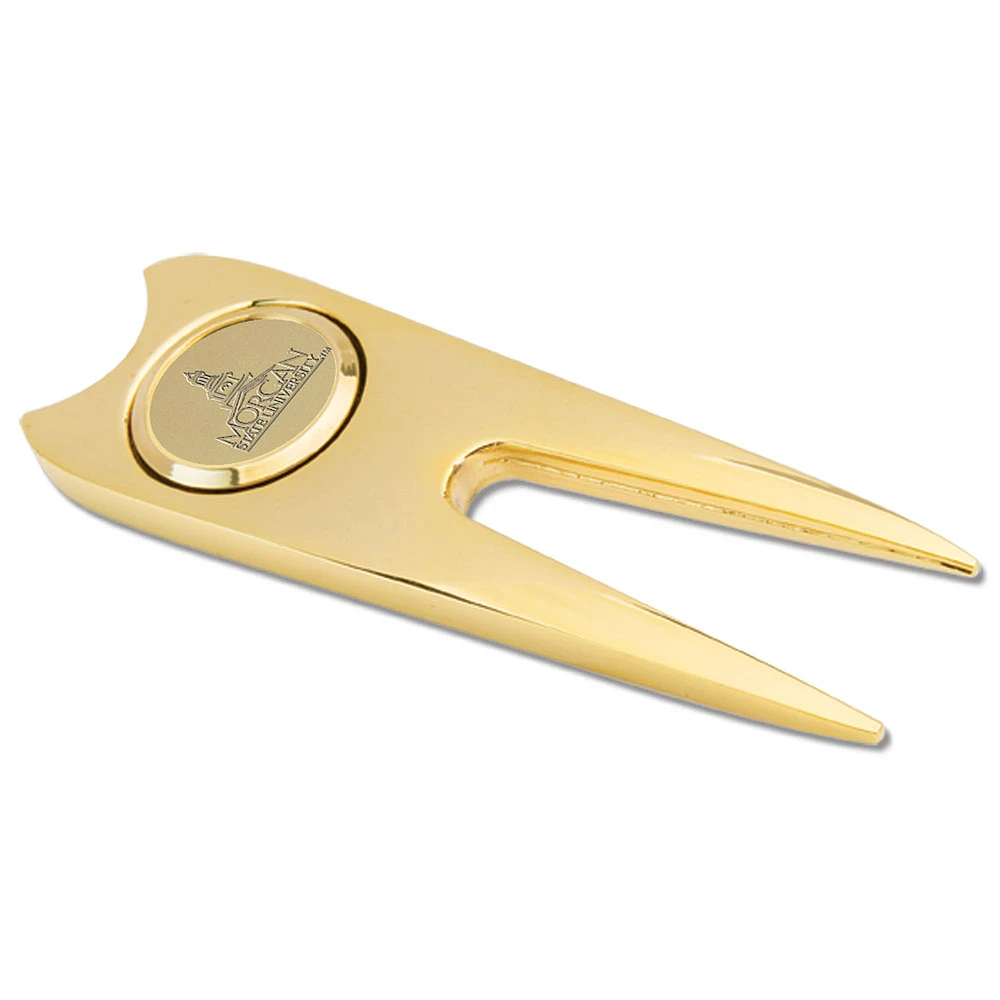 Gold Morgan State Bears Golf Divot Repair Tool