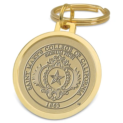 Gold Saint Mary's Gaels Team Logo Split-Wire Key Ring