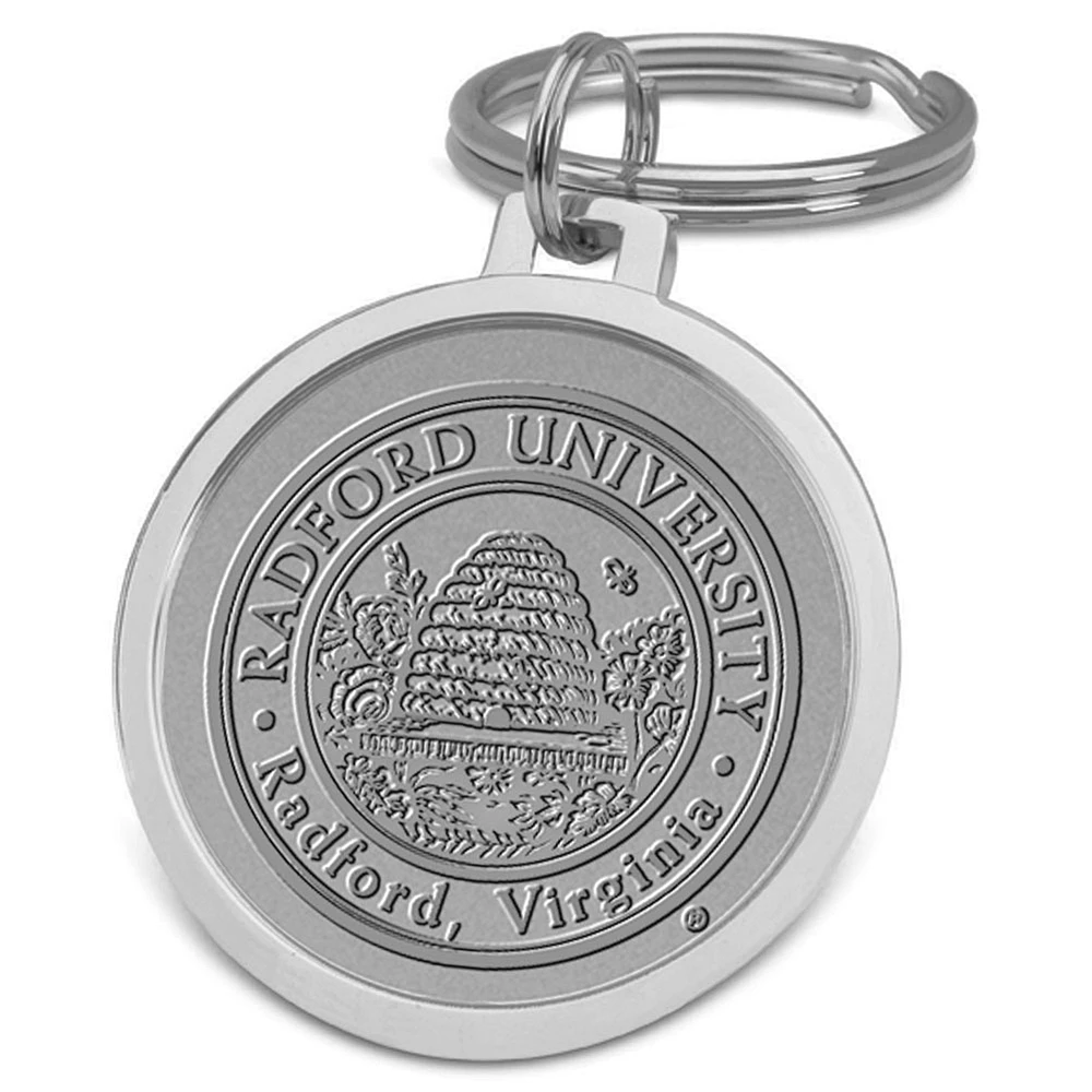 Silver Radford Highlanders Team Logo Split-Wire Key Ring