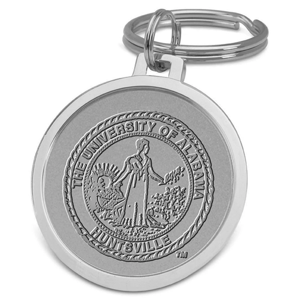 Silver UAH Chargers Team Logo Split-Wire Key Ring