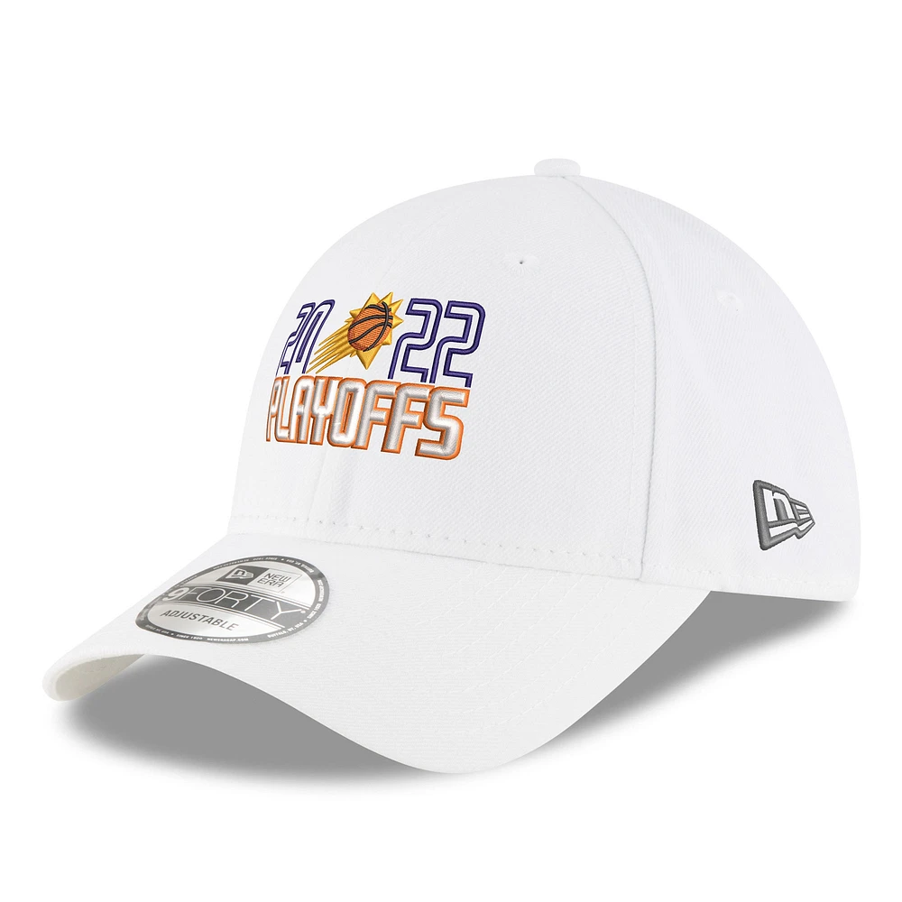 Men's New Era Phoenix Suns 2022 NBA Playoffs Bubble Letter 9FORTY Adjustable Hat