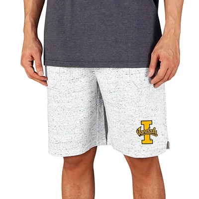 Men's Concepts Sport White/Charcoal Idaho Vandals Throttle Knit Jam Shorts