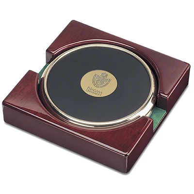 Gold Niagara University Purple Eagles 2-Piece Coaster Set