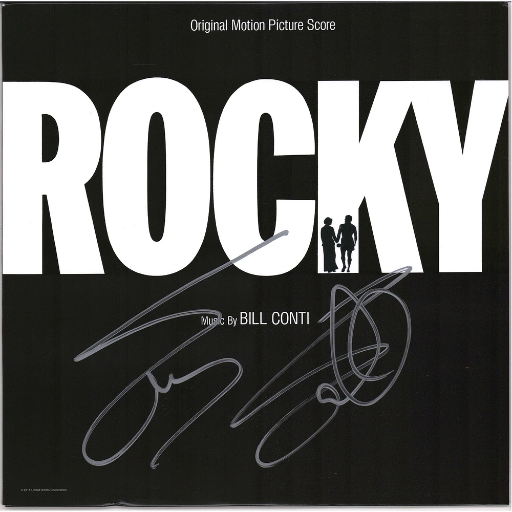 Sylvester Stallone Rocky Autographed Soundtrack Vinyl Album