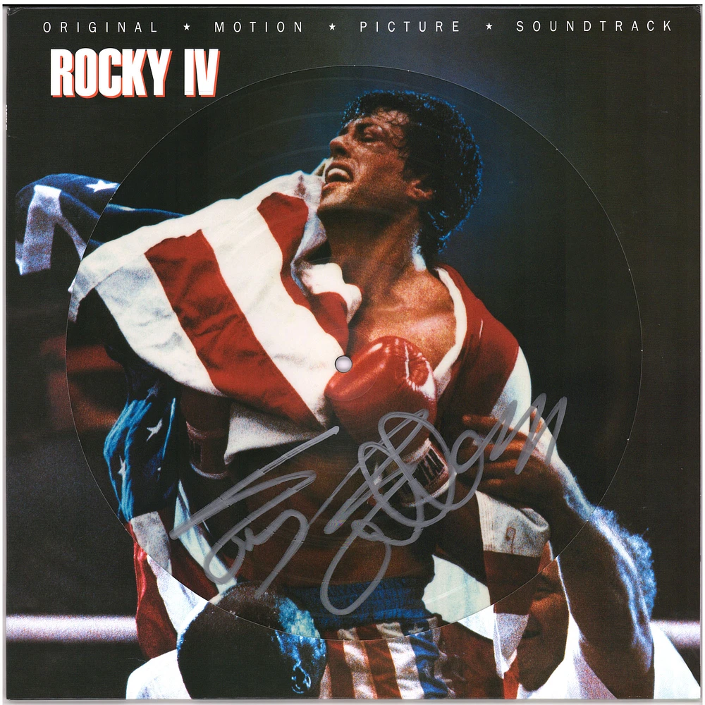 Sylvester Stallone Rocky IV Autographed Soundtrack Vinyl Album