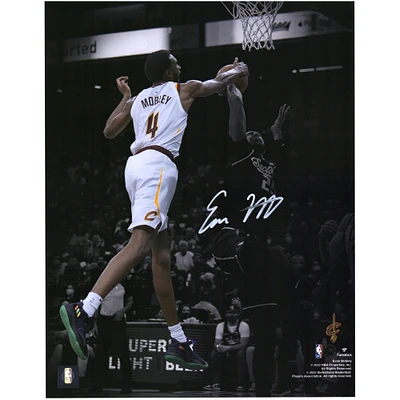 Evan Mobley Cleveland Cavaliers Autographed 11" x 14" Spotlight Block Photograph