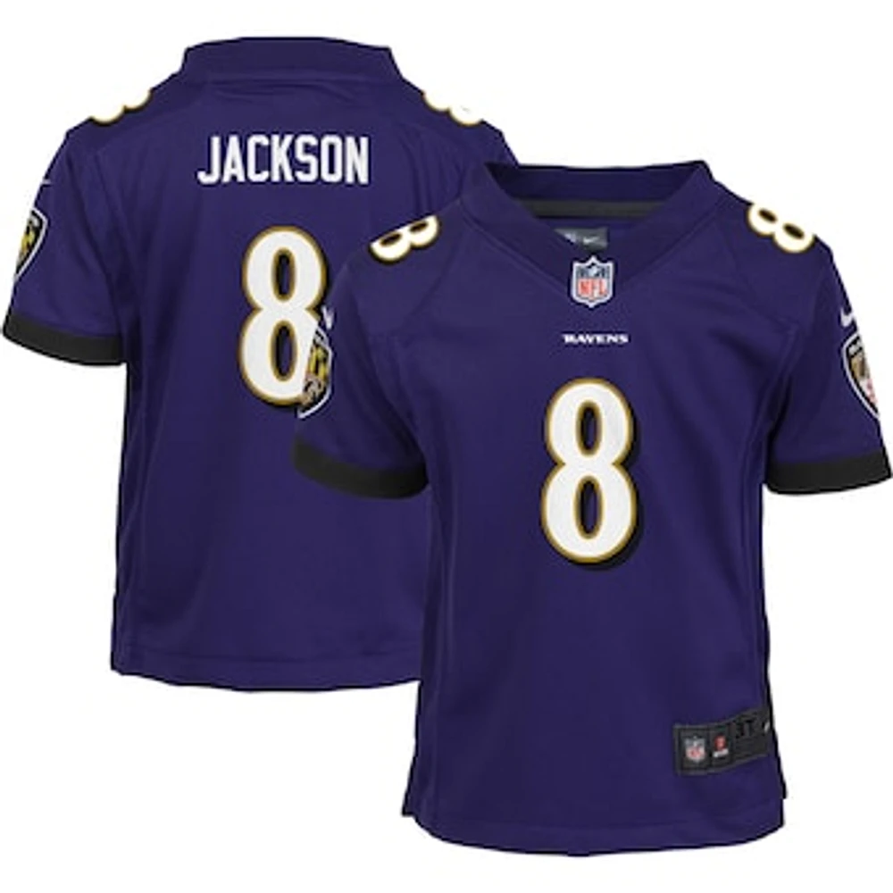 Toddler Nike Lamar Jackson Purple Baltimore Ravens Game
