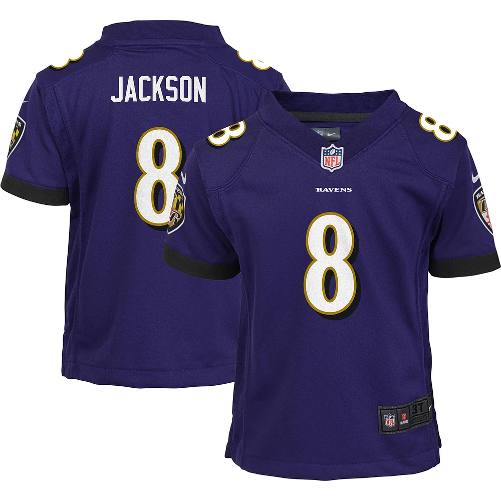 Toddler Nike Lamar Jackson Purple Baltimore Ravens Game