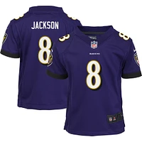 Toddler Nike Lamar Jackson Purple Baltimore Ravens Game