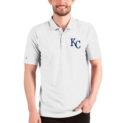 Men's Antigua White Kansas City Royals Esteem Polo